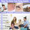 Flying Insect Trap Plug-in, Indoor Mosquito & Gnat Killer, Safe