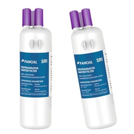 Fancial Ice and Water Filter 1, EDR1RXD1, two-Pack, Purple
