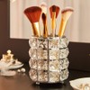 Sipliv Makeup Brush Holders Pen Holder Handcrafted Crystal Eyebrow Pencil