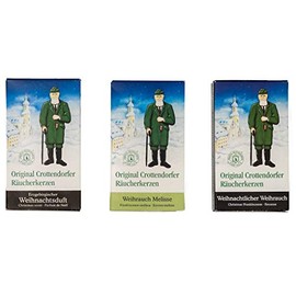 Original Crottendorfer Incense Cones, 4 Varieties in One Set, Various Fragrances