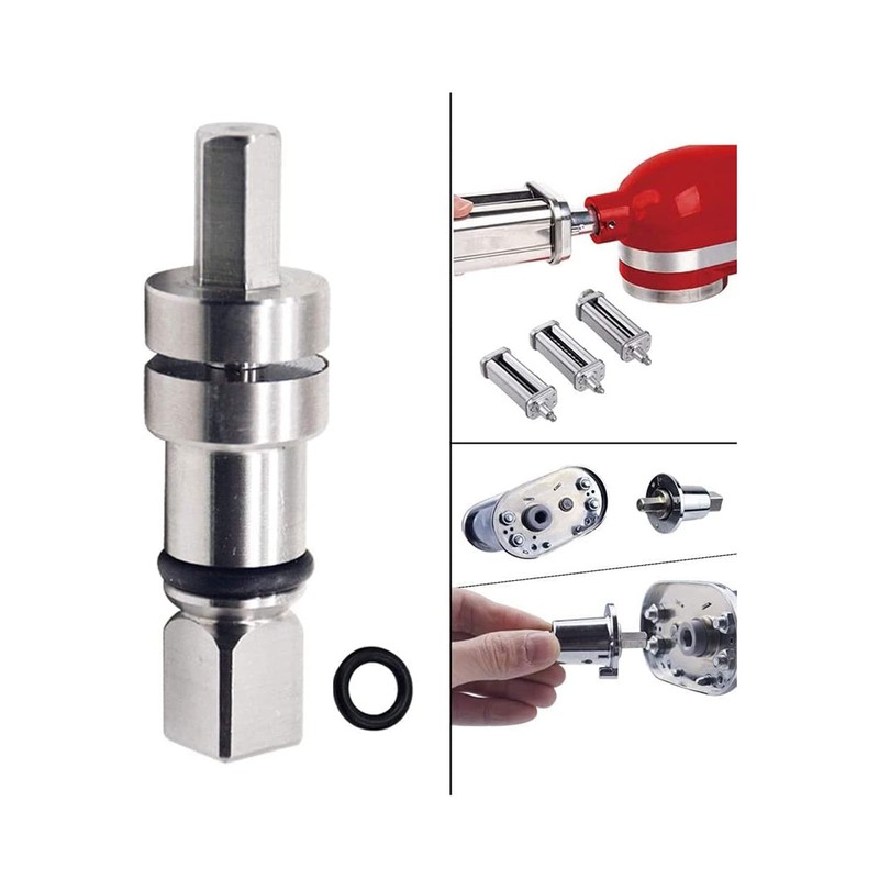 ZYAMY Pasta Attachment Shear Shaft Coupler Compatible with Stand Mixer