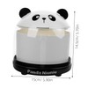 iplusmile Mini Panda Wastebasket Desktop Trash Can for Office and