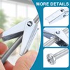 sourcing map M8 x 100mm Male Thread Spring Loaded Hollow