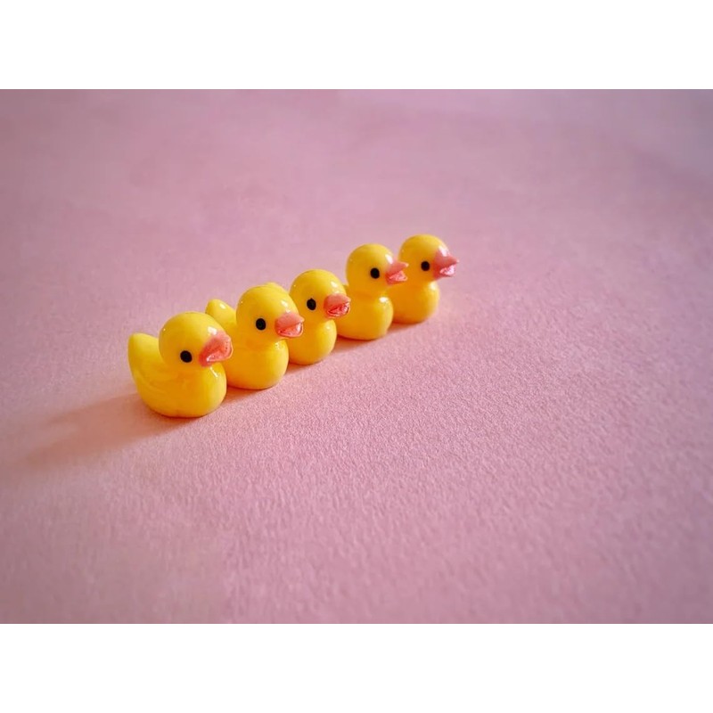 Mini Resin Ducks, Dollhouse Miniature Tiny Resin Ducks, Terrarium Fairy