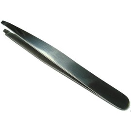 Stainless Steel Professional Full Size Slant Tweezer