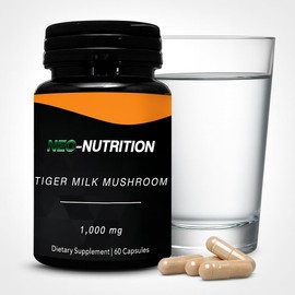 Tiger Milk Mushroom 1000mg Rhinocerus Sclerotium Cognition, Histamine, Respiratory Lung Health, Clear Skin, Boosts Memory Vitality Immunity Anti-Aging Respiratory Energy,Gut & Digestive Health