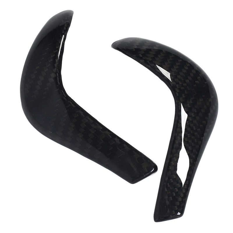 Gear Shift Knob Cover Carbon Fiber Console Shifter Head Trim