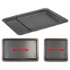 Rosenstein & Söhne Non-Stick Baking Tray: Set of 2 Universal