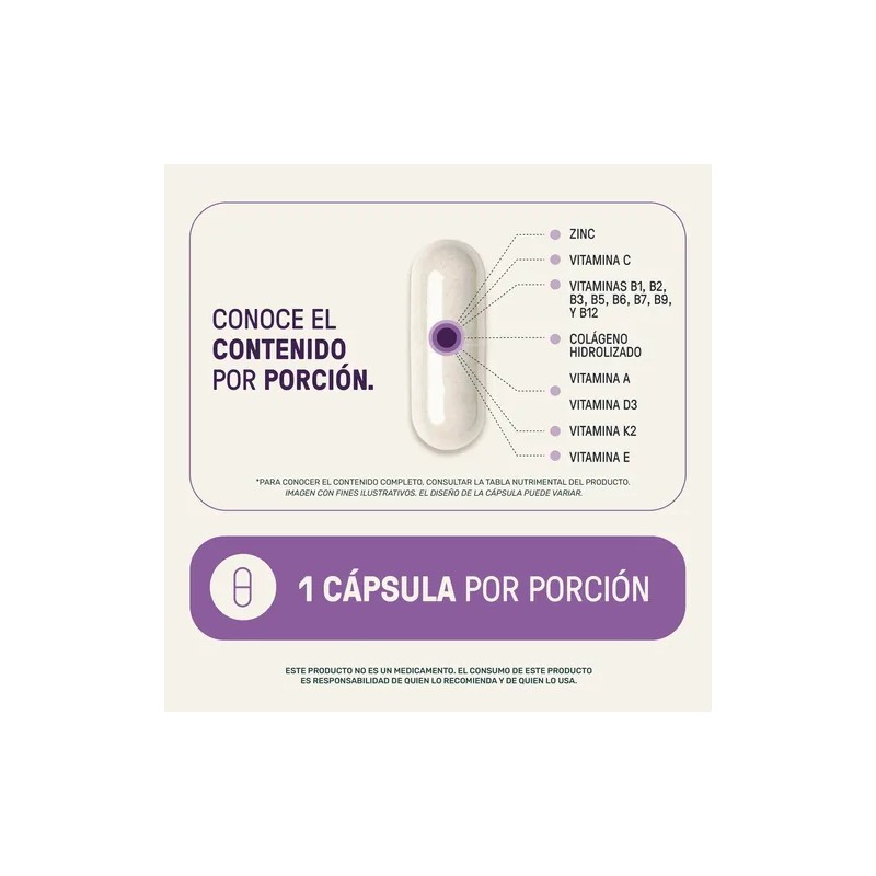 Multivitamínico Mujer 360 Cápsulas Sabor Suplemento Alimenticio Life360