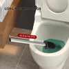 Leasylife Toilet Brush and Holder, Stainless Steel