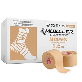 Mueller MTape Athletic Tape, Case of 32 Rolls