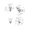 Ganter Normelemente GN 115.8-SC-18-H1-SW-2 Lockable Hook Lock SC: Actuation with
