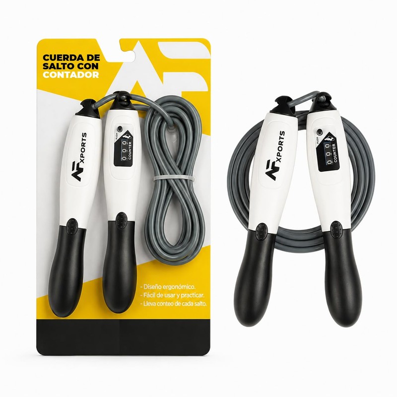 Cuerda Para Saltar Con Contador Largo Ajustable
