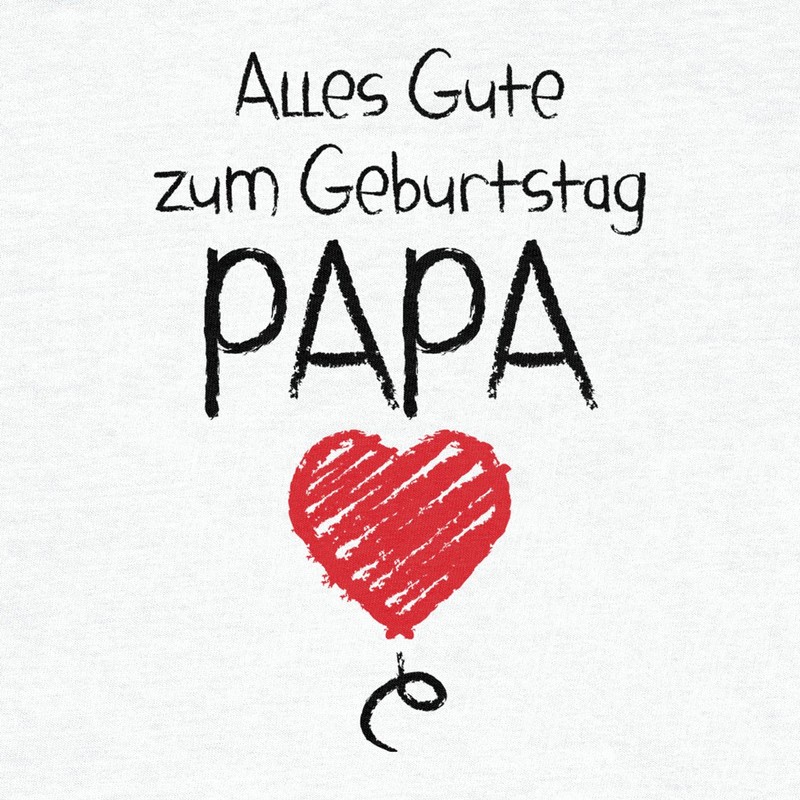 Shirtgeil Long Sleeve Baby Bodysuit "Alles Gute zum Geburtstag Papa