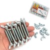 Matrelt 20 Sets 1/4"-20 x1-1/2 Wing Screw Bolts and Wing