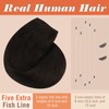 Sunny Hair Wire Hair Extensions Human Hair Invisible Wire Hair