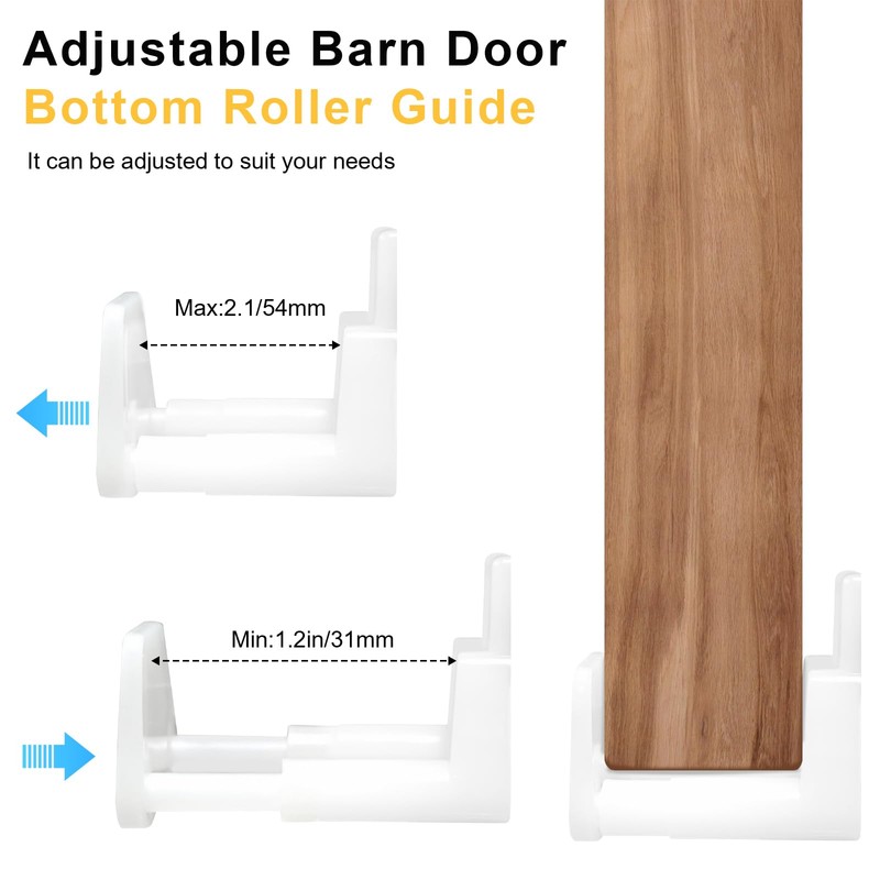 RV Sliding Door Guide, Adjustable Sliding Barn Door Hardware with