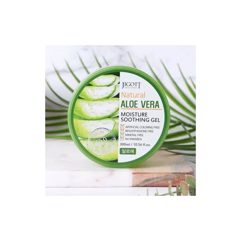 Jigott [JIGOTT] Natural Aloe Vera 100% Moisture Soothing Gel -