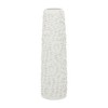 Deco 79 Ceramic Floral Embossed Vase, 6" x 6" x