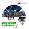 Par Barras Faros Led Lupa 6 Pulg Luz Blanca-ámbar Autos