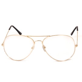 Glasses PHOTOCHROMIC KISS - mod. AIR FORCE 1 style Aviatore - for man and woman TO DROP vintage unisex - GOLD