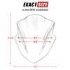 Double Bubble Windscreen Windshield Compatible with Kawasaki Ninja 300 EX300