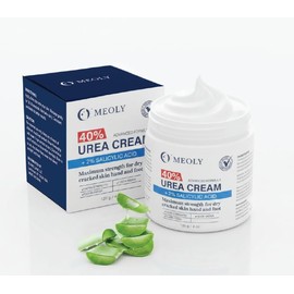 Meli 40% Urea Cream for Feet: 6 ounces of maximum strength cream with 2% salicylic acid for dry, cracked skin. / 발용 멜리 40% 요소 크림: 건조한 갈라진 피부를 위한 2% 살리실산과 함께 최대 강도의 크림 6온스