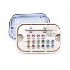 Angzhili 16 Pcs/Kit Dental Implant Restoration Tool Kit,Screwdriver Tool Kit,Ratchet Drivers,Torque Wrench