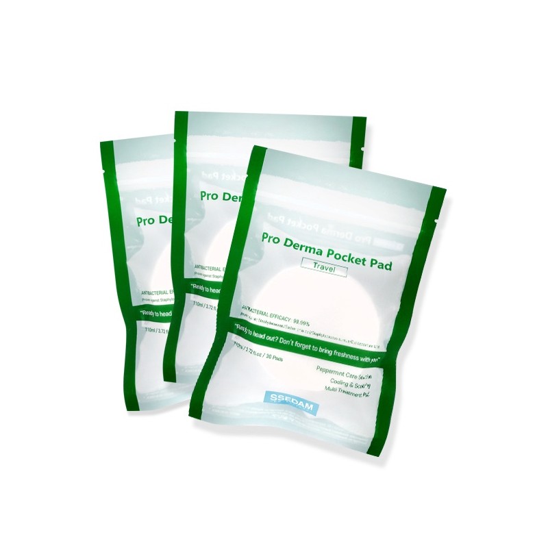 Sedam Cedam Proderma Pocket Pad Alcohol-Free Bacteria Cleansing Zero Pad