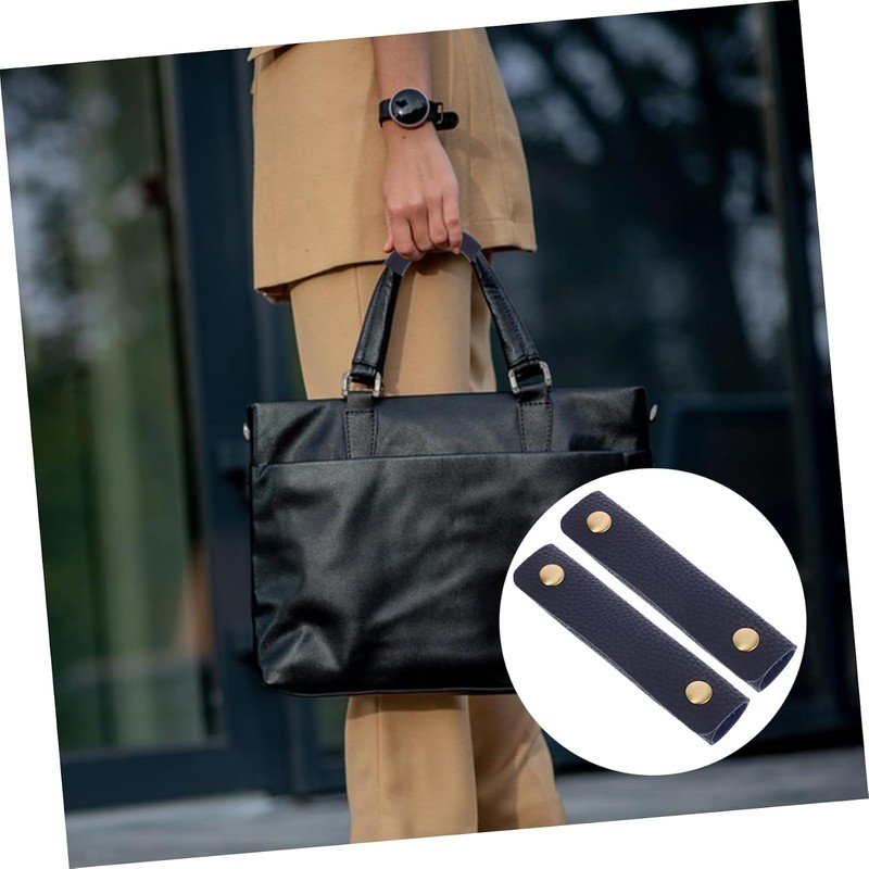 GALPADA 4piezas PU Leather Luggage Bag Handle Wraps Protector for