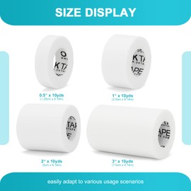 OK TAPE OKPore Medical Surgical Tape Nonwoven, 4 Rolls, 3“ x 10yds