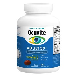 Ocuvite Adult 50+ Para La Salud Ocular Con Vitamina D 150 Pz