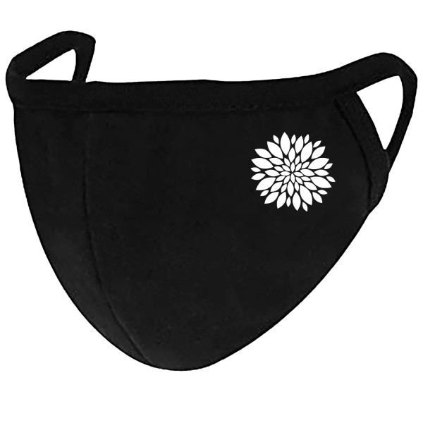 Unbranded Flower Design - Face Mask Cover Fashion 2 Layers