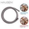 Hausen 84-Inch Ice Maker Connector 1/4-inch x 1/4-inch C, Ice
