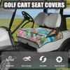 Knextrepoy Sea Turtle Golf Cart Seat Cover for 2 Seats