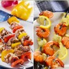 20/100/200/300/500 PCS Stainless Steel Barbecue Metal Skewers Flat Needle BBQ