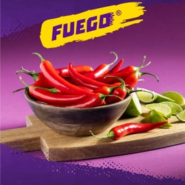 Takis Fuego Crisps 15 ct, 5.5 oz Sharing Size Tray, Hot Chili Pepper & Lime Flavored Extreme Spicy Potato Crisps