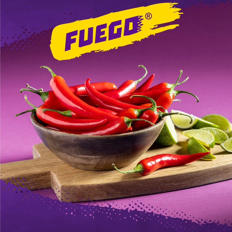 Takis Fuego Crisps 15 ct, 5.5 oz Sharing Size Tray,