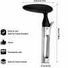 Apple Corer Remover, Stainless Steel Apple Corer with Serrated Blade