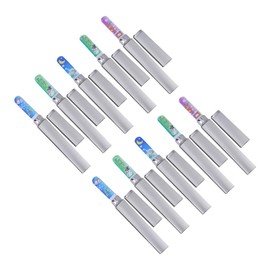 Ipetboom Nail Tools Kit Round End Nail Files Christmas Theme for Women Random Style