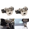 2PCS LED Light Mounting Bracket Steel Rubber Rust Prevention Anti