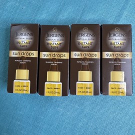 Jergens (Lot of 4 )New Jergens Natural Glow Instant Sun Drops (1 fl oz Per Box)