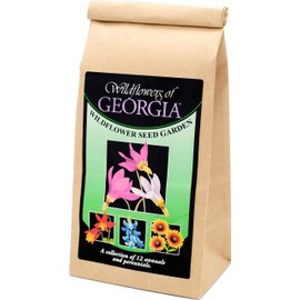 Georgia Wildflower Seed Mix - A Beautiful Collection of Twelve annuals and perennials - Over 40,000 Premium Seeds - Enjoy The Natural Beauty of Georgia Flowers in Your own Home Garden