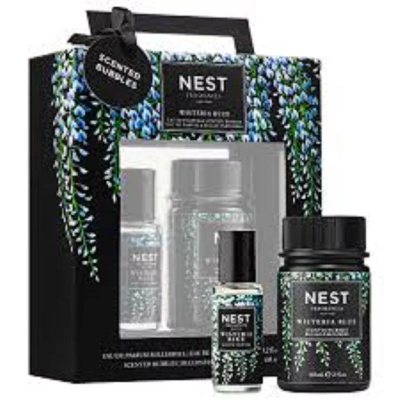 NEST Fragrances Wisteria Blue Eau de Parfum & Scented Bubbles