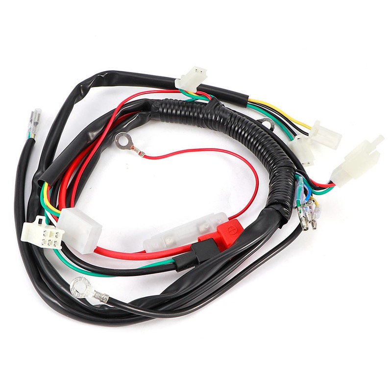 Electric Engine Start Wiring Loom Harness for Pit Bike Motorcycle
