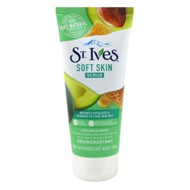 St. Ives, Soft Skin Scrub, Avocado  Honey, Exfoliante para Piel, 170g                                                                                 