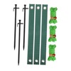 IWOWHERO Tree Support Anchor Kit Heavy Duty Metal Stakes Windproof