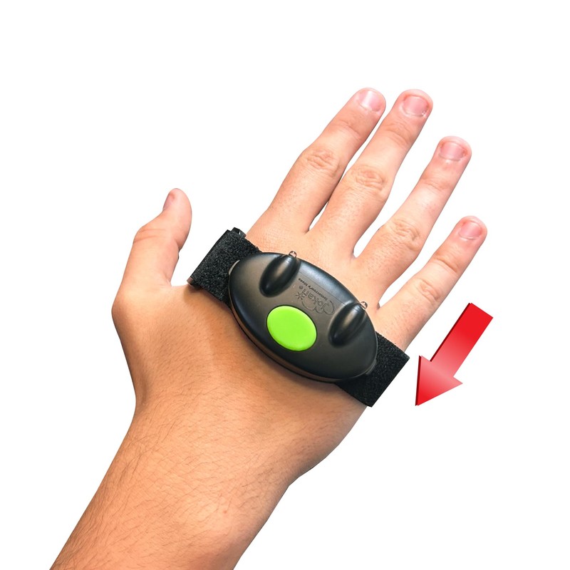 Jokari Hands-Free LED Flashlight with Adjustable Strap. 2 Brightness Settings,