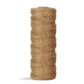 Natural Jute Twine Durable Industrial Packing Materials Heavy Duty Natural Brown Twine Jute Rope/String 320ft/100m for Arts, Crafts & Gardening Applications