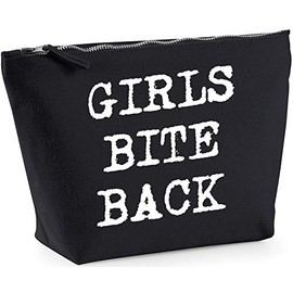 Hippowarehouse Girls bite back printed make up cosmetic wash bag 18x19x9cm